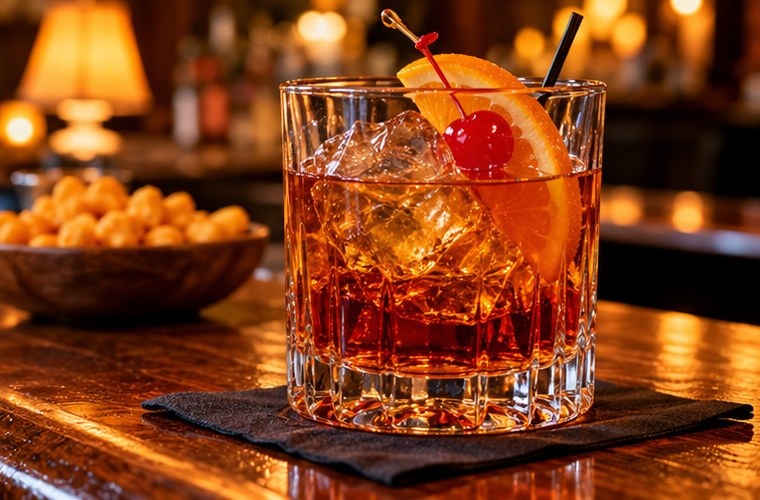 Wisconsin Old Fashioned at a supper club