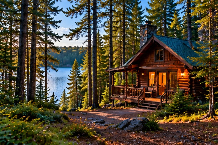 Northwoods cabin in Wisconsin