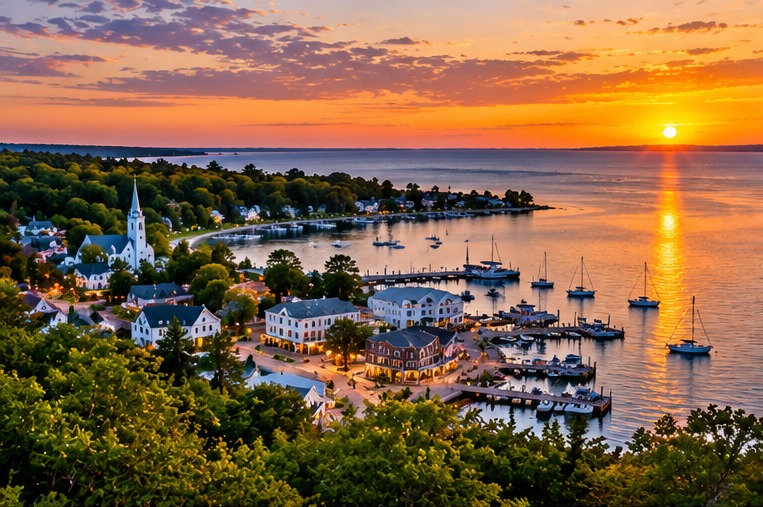 Door County Wisconsin shoreline