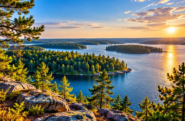 Eagle River Wisconsin Northwoods lake