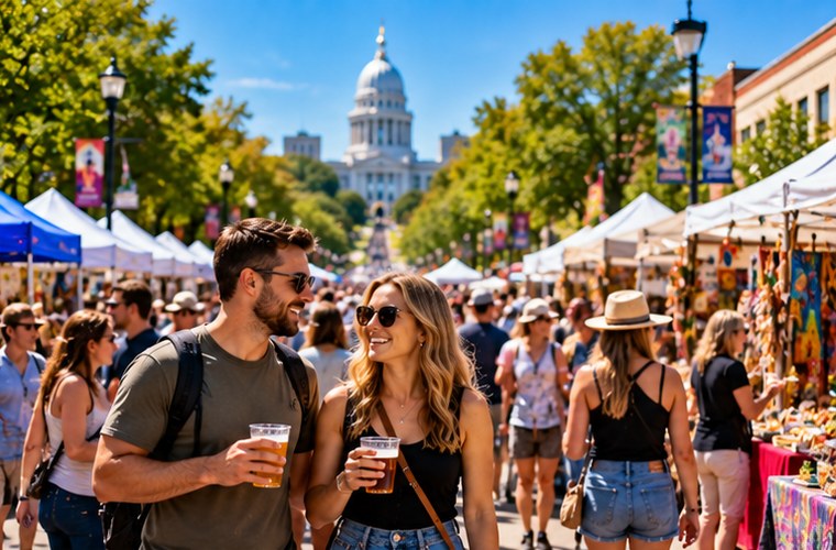 Summer festival in Wisconsin