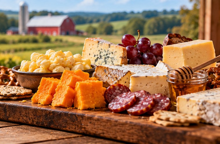 Wisconsin cheese and local foods