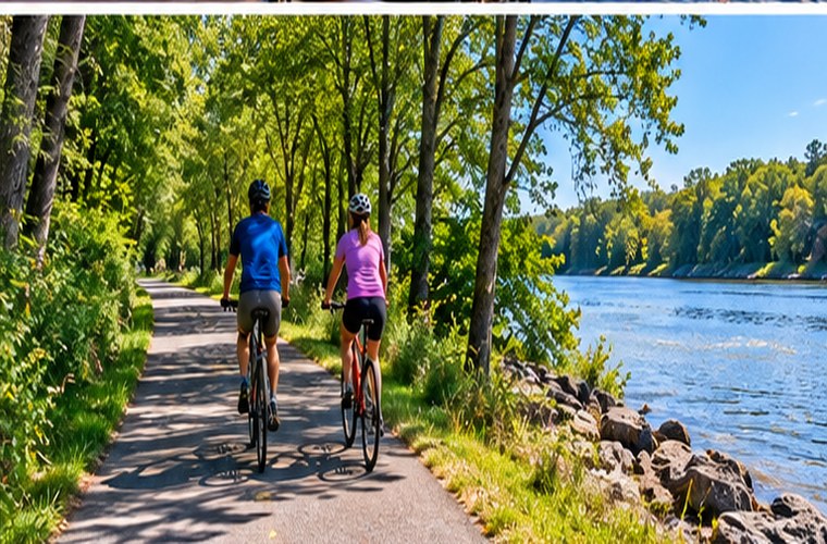 Fox River Trail in Green Bay Wisconsin