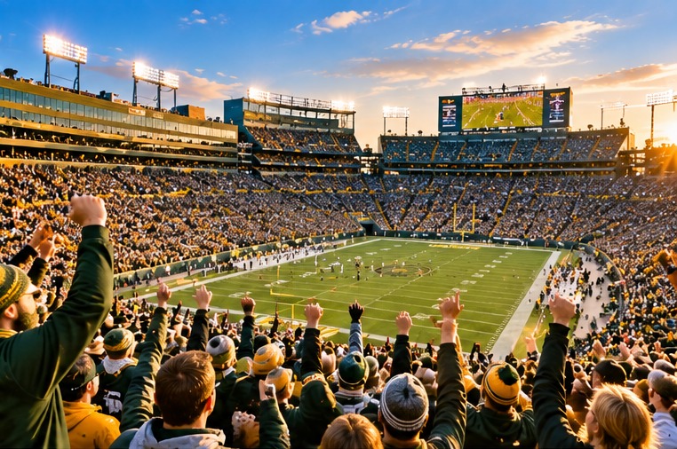 Football experience in Green Bay Wisconsin
