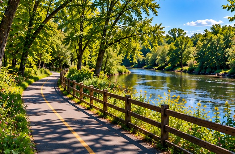 Parks and trails in Janesville Wisconsin