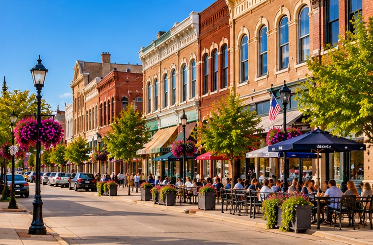 Downtown Manitowoc Wisconsin
