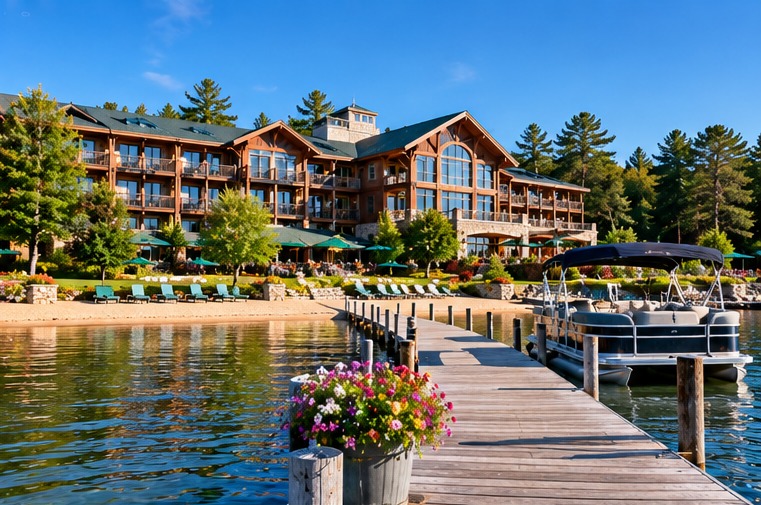 Wisconsin lakefront resort