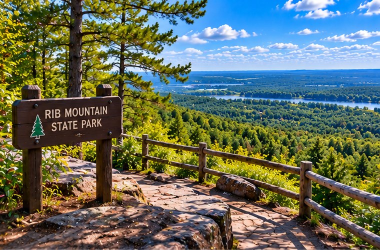 Rib Mountain near Wausau Wisconsin