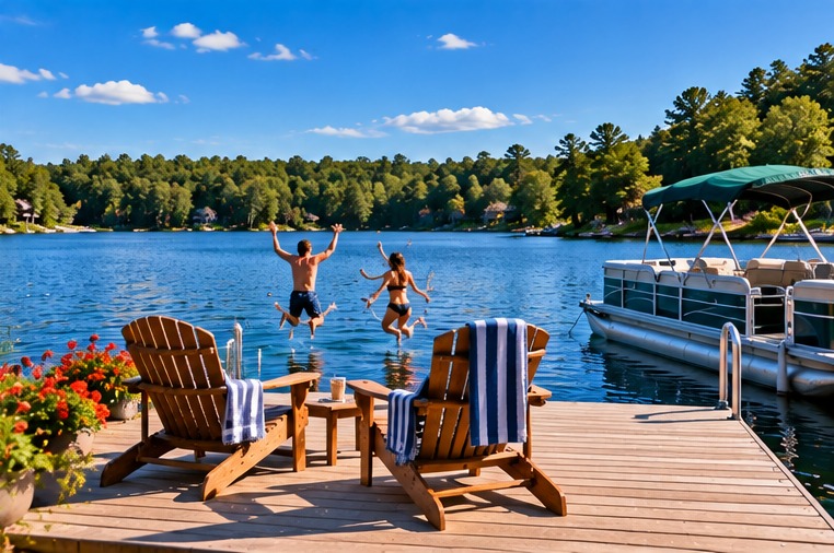 Wisconsin lake weekend getaway